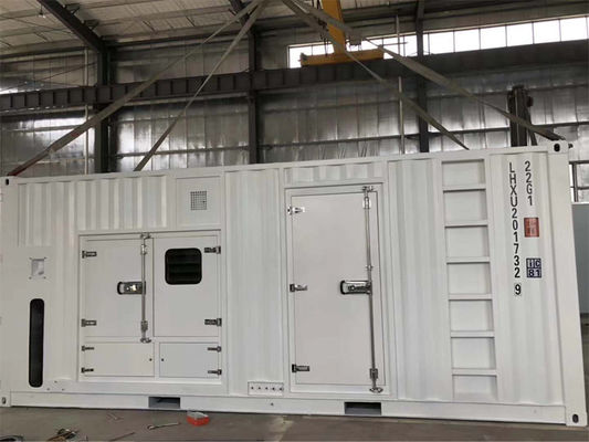 Low Noise Cargo Containerised Generator Set Air Water Cooling System