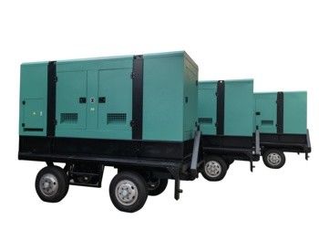 Low Noise Mobile Diesel Generator 50-1000L Fuel Tank Capacity