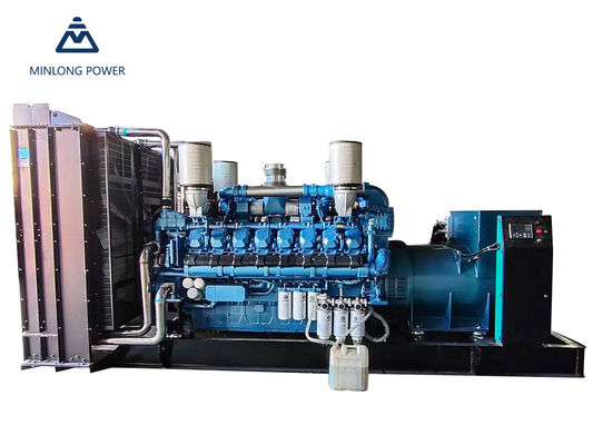 K38n-G6 50Hz 1500rpm Natural Gas Generator Cummins Engine 600kw