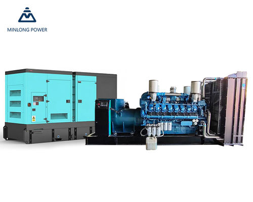 1500rpm Gas Engine 550kw Natural Gas Generator Minlong MP12m33-1