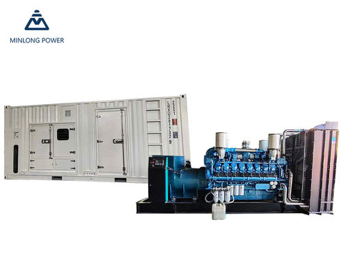 1500rpm Baudouin Engine 350kw Natural Gas Generator 6m33D450e310ng