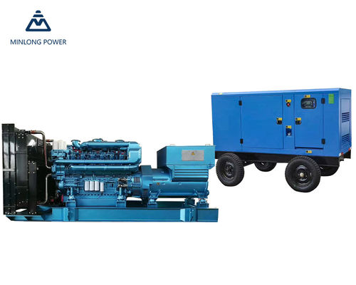 Minlong Wp10d238e301ng Weichai Gas Engine Generator 160kw Automatic Control