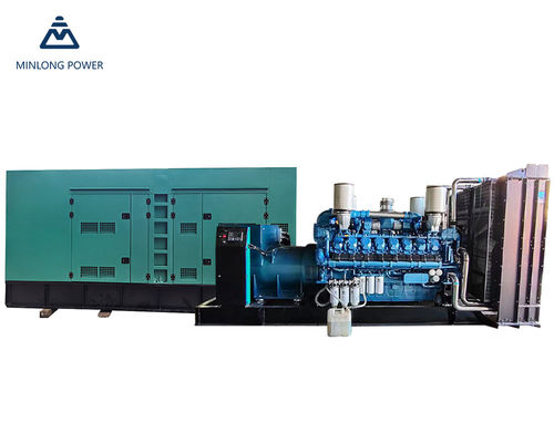 Baudouin Engine 1400kw Natural Gas Generator Two Loop Cooling System 12m55D1588A0ng