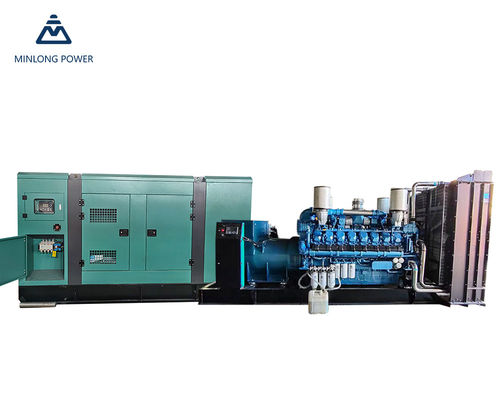 2 Pump Cooling Natural Gas Generator Minlong 16m33D1280ng10 1500rpm Baudouin Engine 1120kw