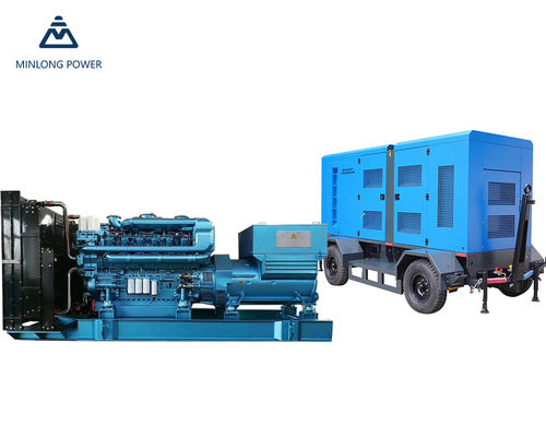 1500rpm Baudouin Engine 500kw Natural Gas Power Generator 12m26D605e300ng